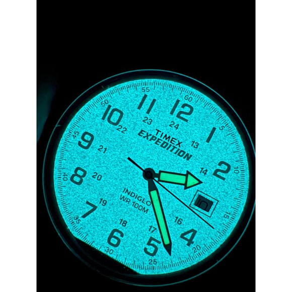 Timex Expedition Indiglo WR 100M Field Watch - Model 905 45 - New Battery - Picture 7 of 7